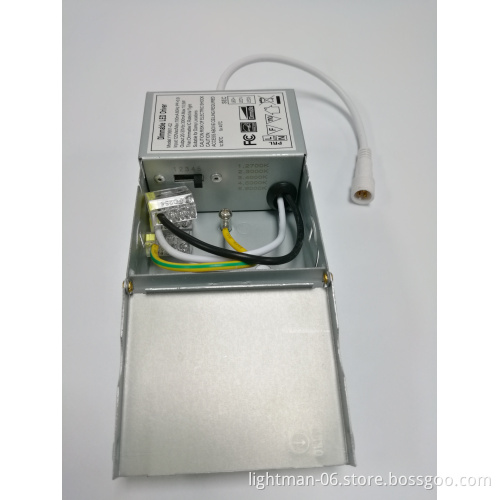 4 Inch 9W 5CCT ETL Certified Round LED Panel Light with Junction Box